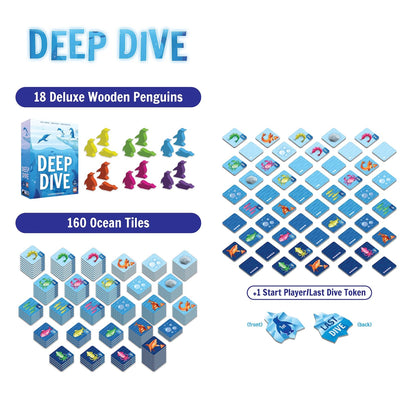 AEG & Flatout Games | Deep Dive - A Push Your Luck Game for the Whole Family | From the Creators of Point Salad | Easy to Learn | Quick to Play | Adorable Penguin Meeples | Ages 10+ | 1-6 Players 5