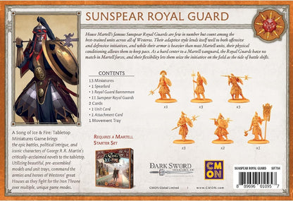 A Song of Ice and Fire Tabletop Miniatures Game Sunspear Royal Guard Units 2