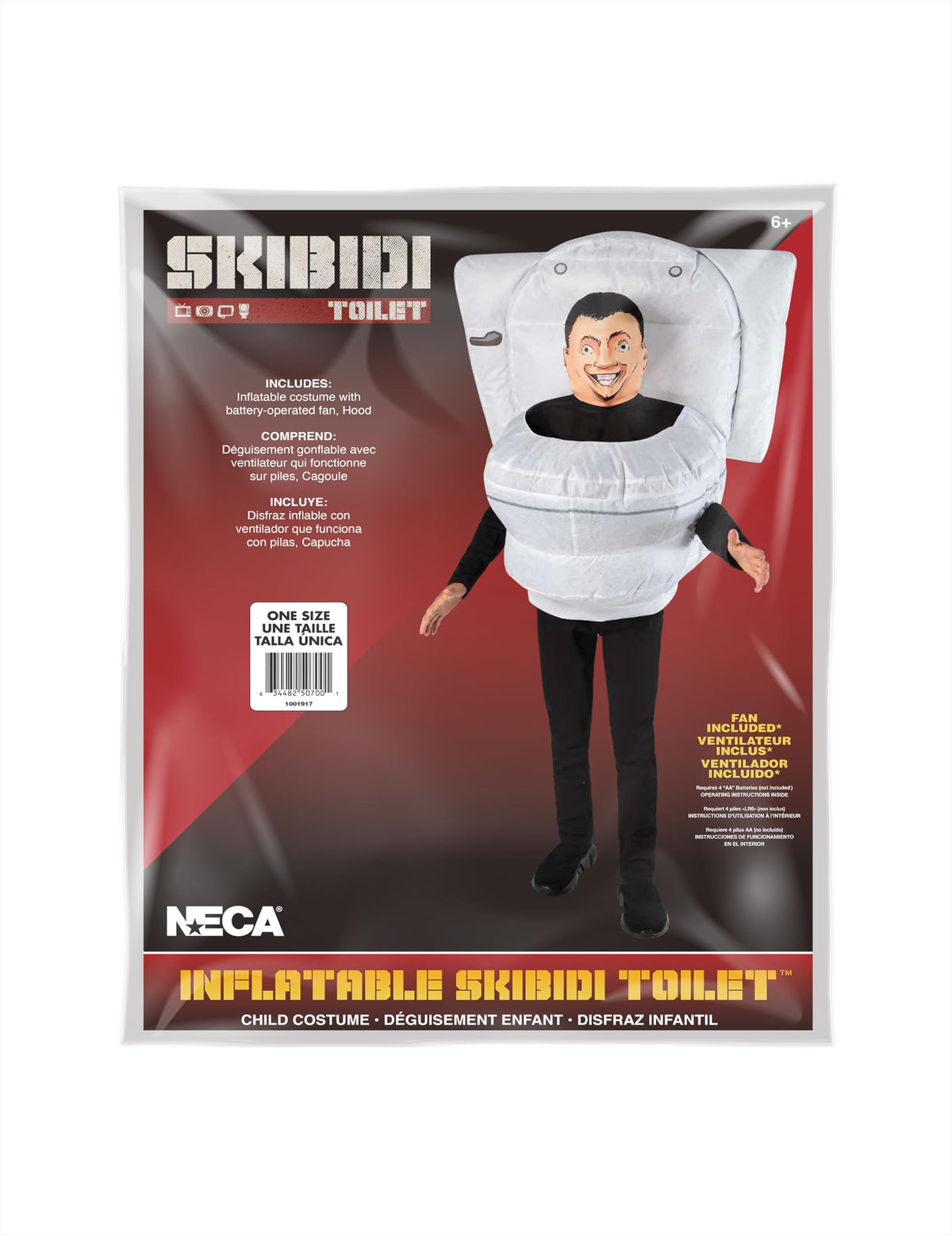 Skibidi Toilet Inflatable Costume for Kids 7