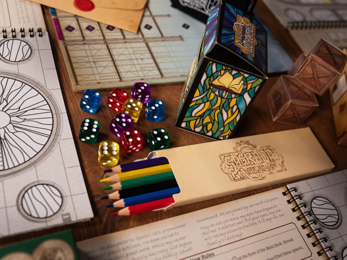 Sagrada Artisans - A Strategy Game Based on The Award-Winning Board Game, Sagrada! | Family Board Game for Kids & Adults | Ages 10 and Up | for 2 to 4 Players | Easy to Learn 6