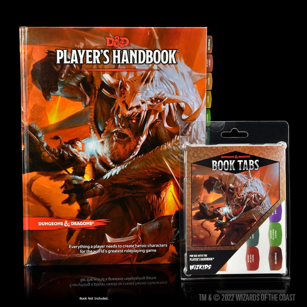 D&D Book Tabs - Player's Handbook, Dungeon Master's Guide and Monster Manual