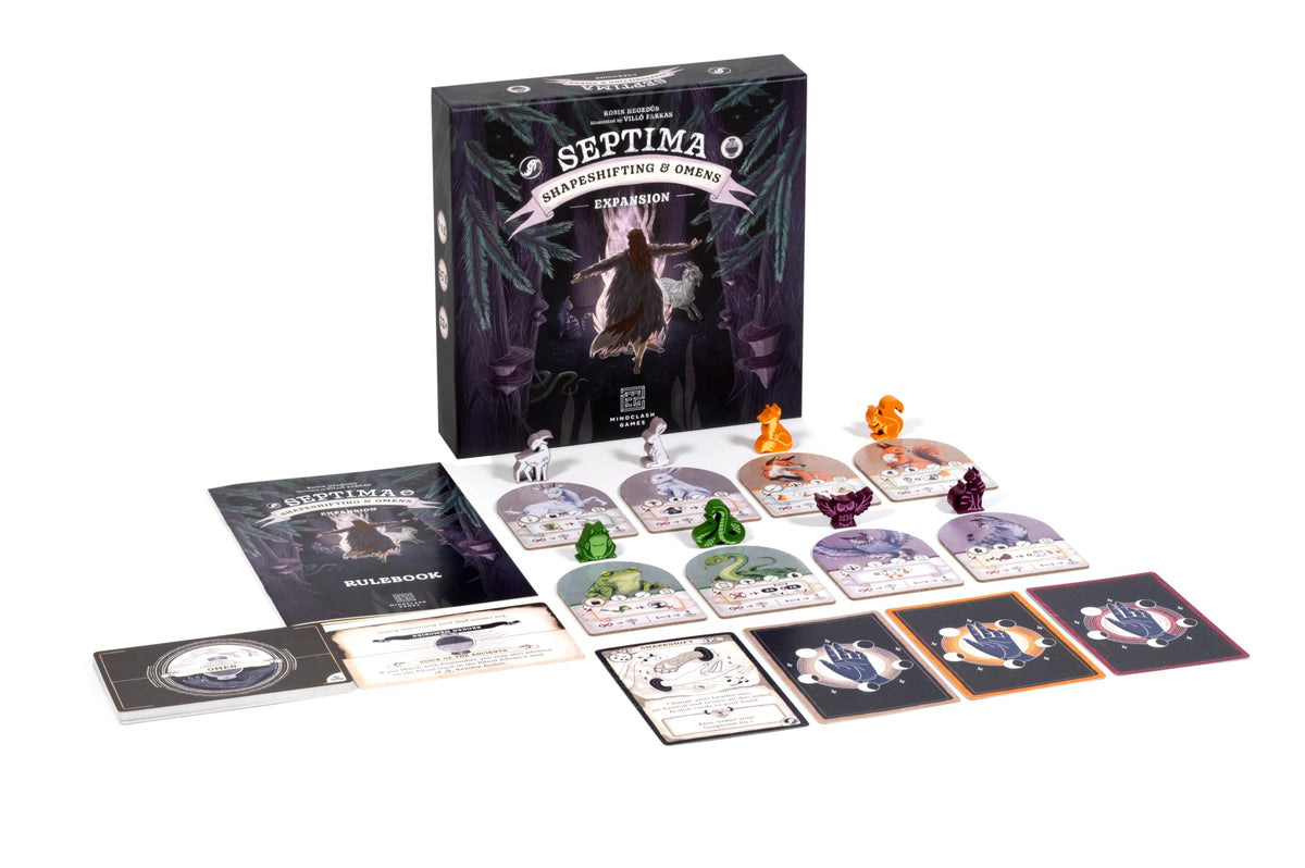 Mindclash Games Septima - Shapeshifting & Omens Expansion | Transform into Animal Forms & Face Omens | New Cards, Animal Tiles & Modular Gameplay 3