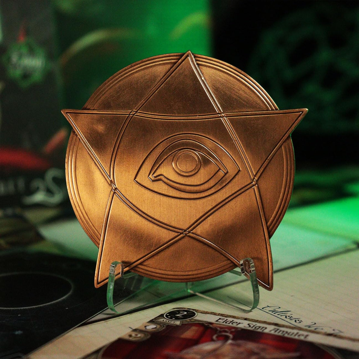 Fanattik Arkham Horror Limited Edition Replica Elder Sign Amulet Medallion 7