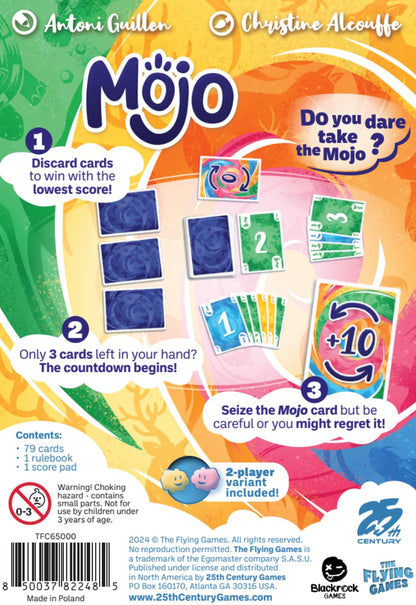 Mojo Card Game for 3 to 8 Players. Discard Your Cards to Have The Lowest Hand - 25th Century Games 2
