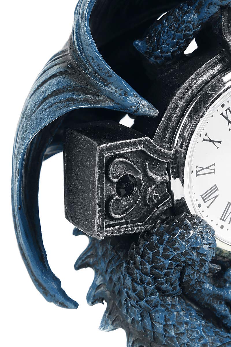 Draco Clock by Anne Stokes 17.8cm