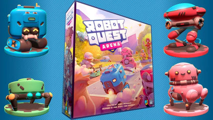Robot Quest Arena Board Game by Wise Wizard 4