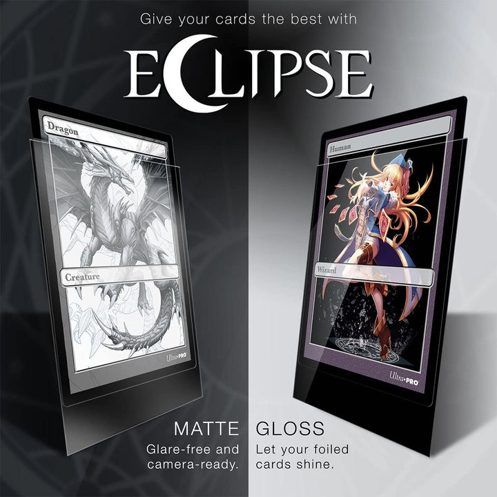 100 Ultra Pro Standard Sleeves - Eclipse Matte (66 x 91 mm)