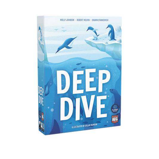 AEG & Flatout Games | Deep Dive - A Push Your Luck Game for the Whole Family | From the Creators of Point Salad | Easy to Learn | Quick to Play | Adorable Penguin Meeples | Ages 10+ | 1-6 Players 1