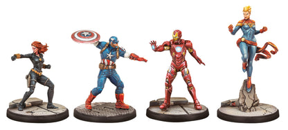 Atomic Mass Games Marvel: Crisis Protocol Avengers Affiliation Pack - Earth's Mightiest Heroes in One Box! Tabletop Superhero Game, Ages 14+, 2 Players, 90 Minute Playtime, Made 3