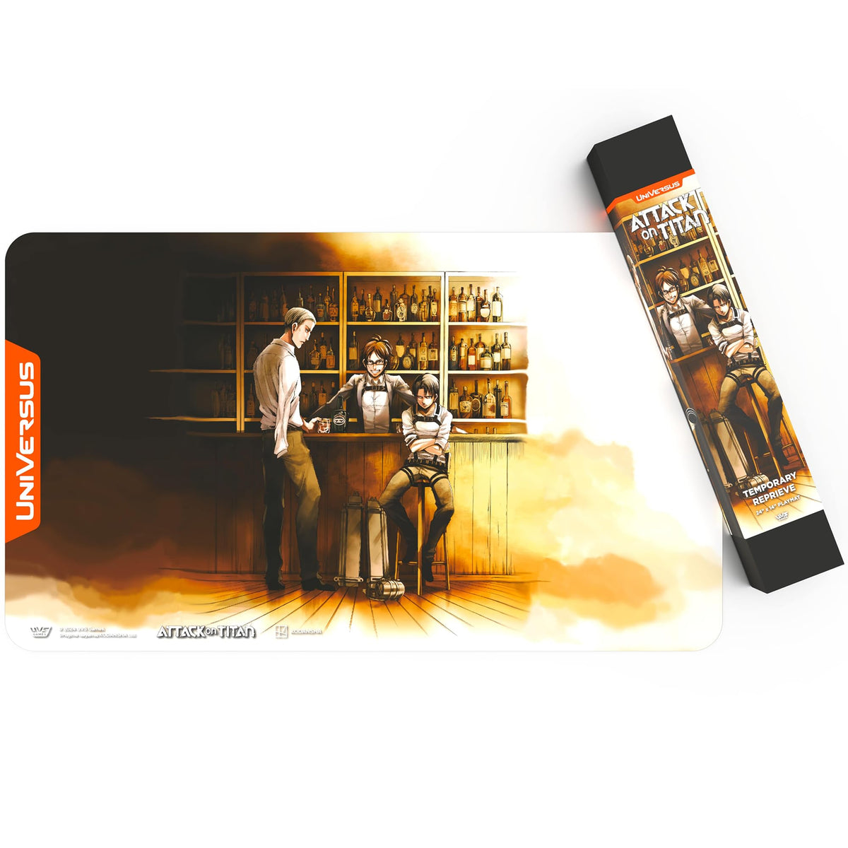 UniVersus: Attack on Titan: Origins of Power - Temporary Reprieve Playmat - 24 x 14 Neoprene Mat, Tabletop Card Game Accessory, UVS Games, Licensed 1