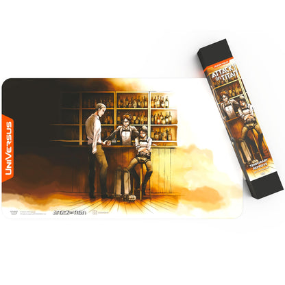UniVersus: Attack on Titan: Origins of Power - Temporary Reprieve Playmat - 24 x 14 Neoprene Mat, Tabletop Card Game Accessory, UVS Games, Licensed 1