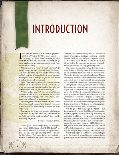 The Sutra Of Pale Leaves Twin Suns Rising Call Of Cthulhu Roleplaying Game by Chaosium 3