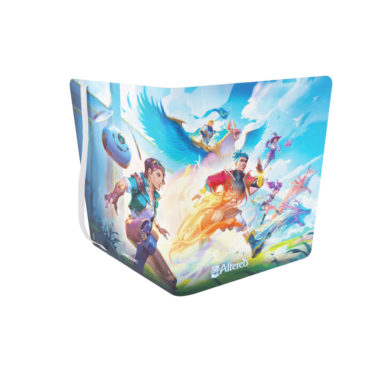 Altered Beyond the Gates CASUAL 18-POCKET ALBUM - Officially Licensed Card Collector's Binder, 360 Double-Sleeved Card Capacity, 20 Side-Loading Pages, Extra-Wide Elastic Strap, Made by Gamegenic 4