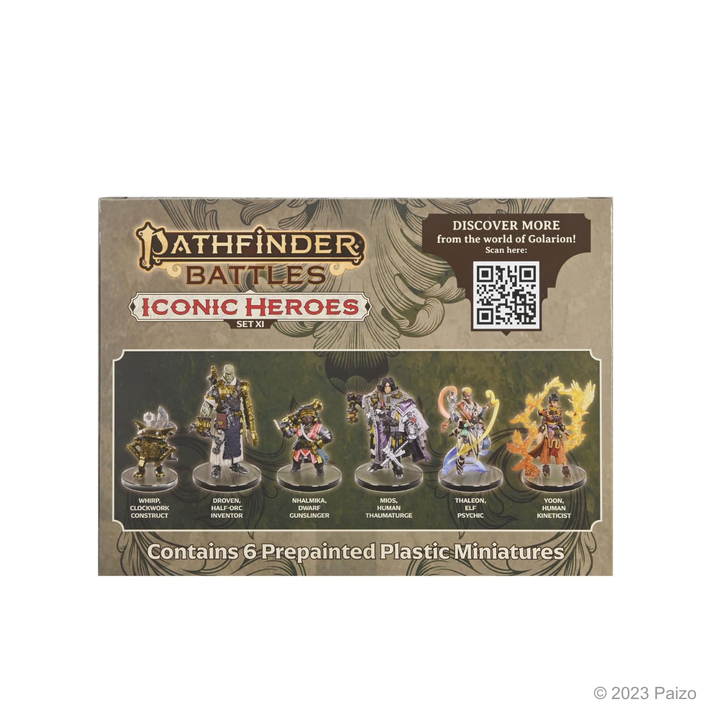 WizKids Pathfinder Battles: Iconic Heroes XI Boxed Set Miniatures | Painted 6