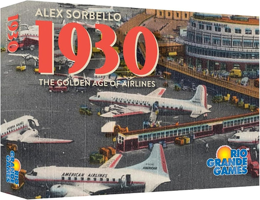 1930 The Golden Ages of Airlines Invest in Aviation Wealth Building Economic Board Game 1
