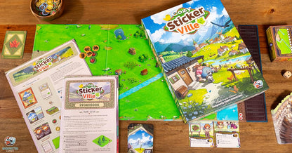 Cozy Stickerville Board Game by Unexpected Games 4