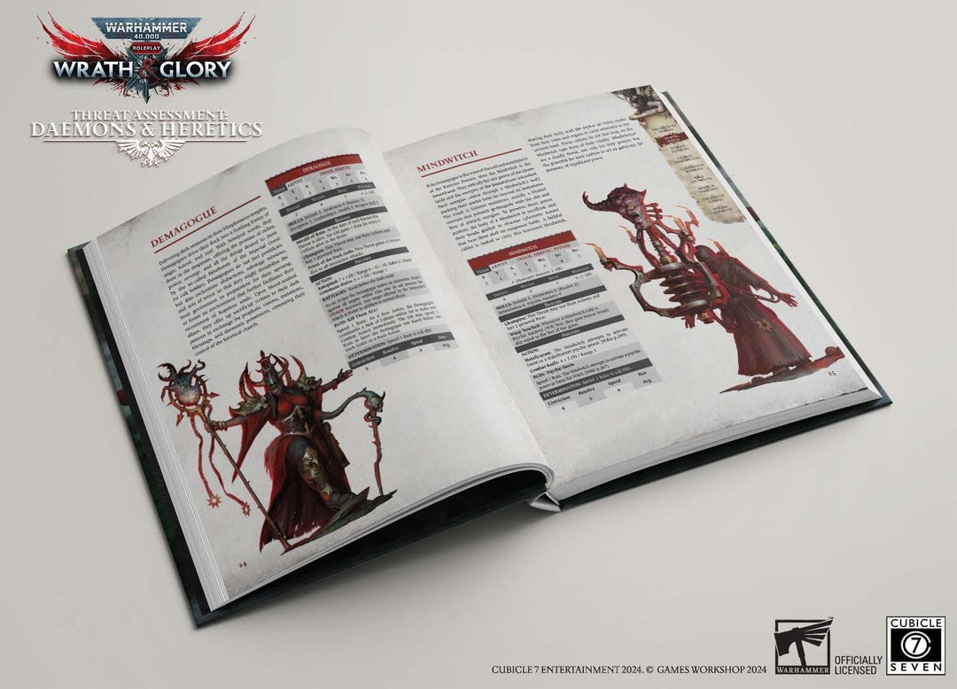 Threat Assessment: Daemons & Heretics - Wrath & Glory: Warhammer 40,000 Roleplay 3