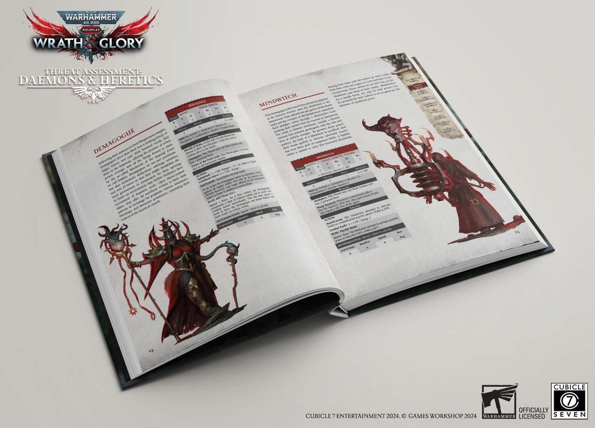 Threat Assessment: Daemons & Heretics - Wrath & Glory: Warhammer 40,000 Roleplay 3