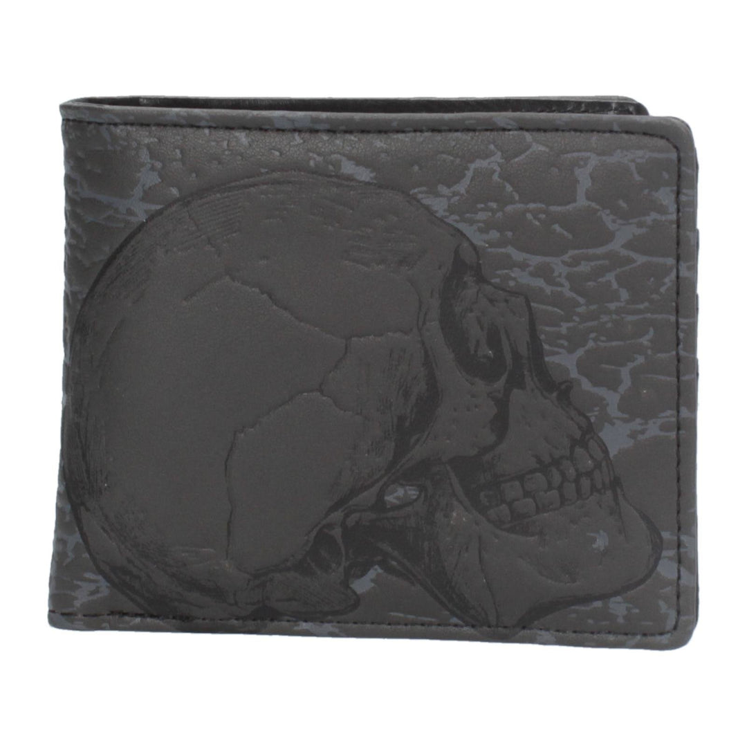 Memento Mori Skull Embossed Wallet
