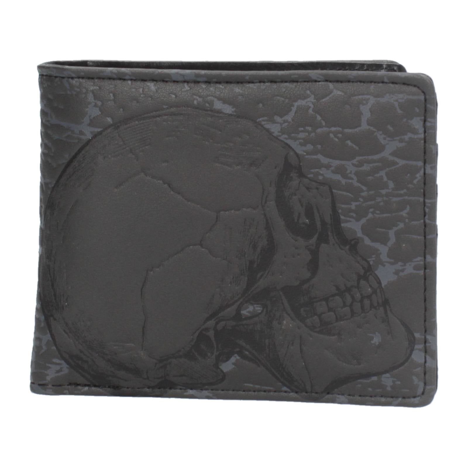 Memento Mori Skull Embossed Wallet 2