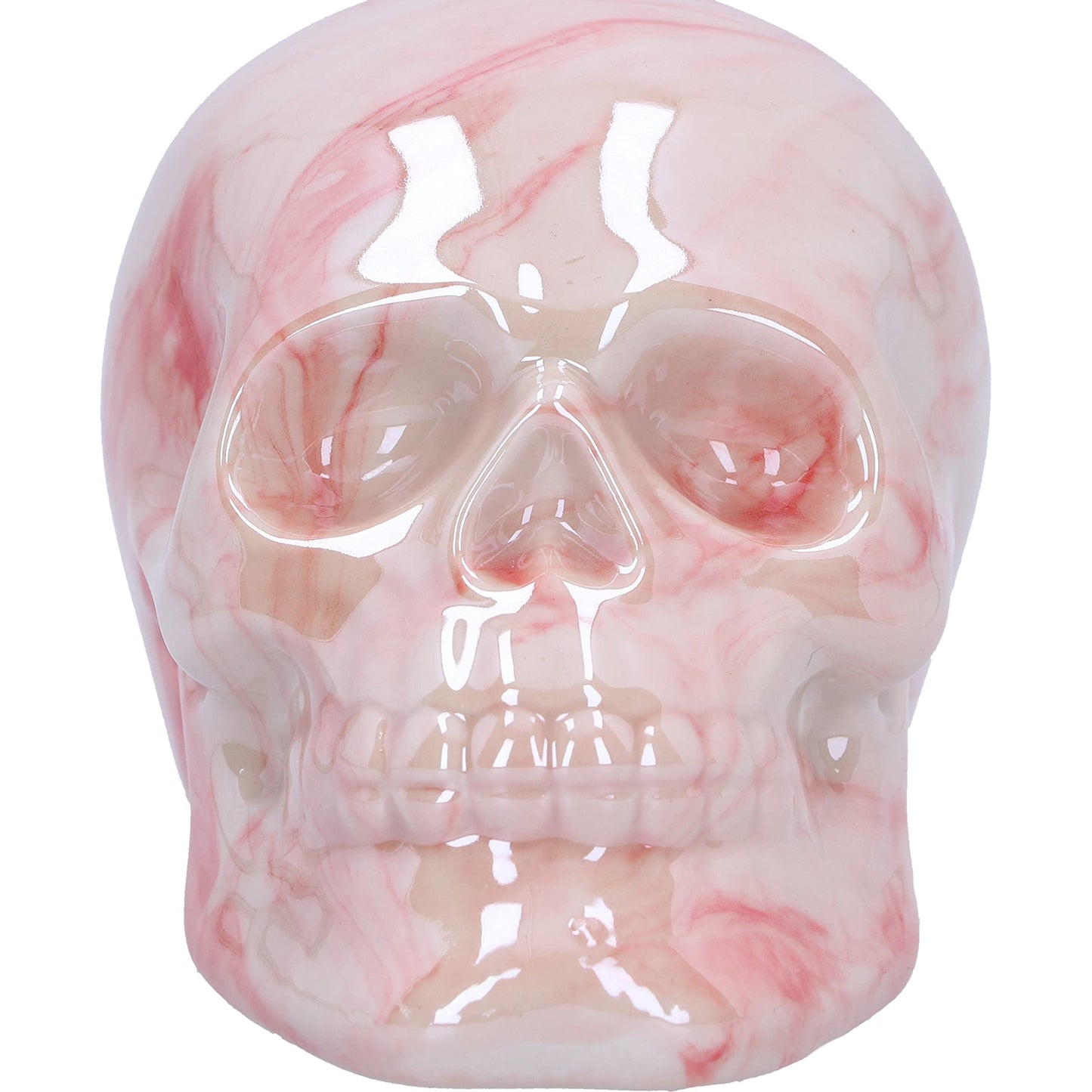 Marbellum Pink Marble Skull Small 7cm 7