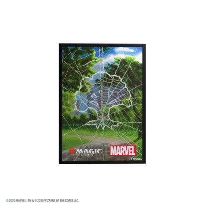 Gamegenic MTG Marvels Spider Man Premium Art Sleeves Spider Man Forest Gaming Accessory 3