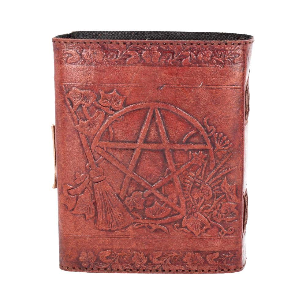 Nemesis Now Lockable Pentagram Leather Embossed Journal