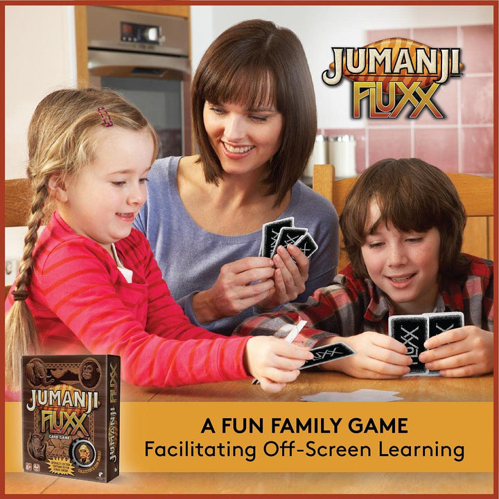 Looney Labs Jumanji Fluxx Card Game - Experience The Chaos of The Jumanji Jungle