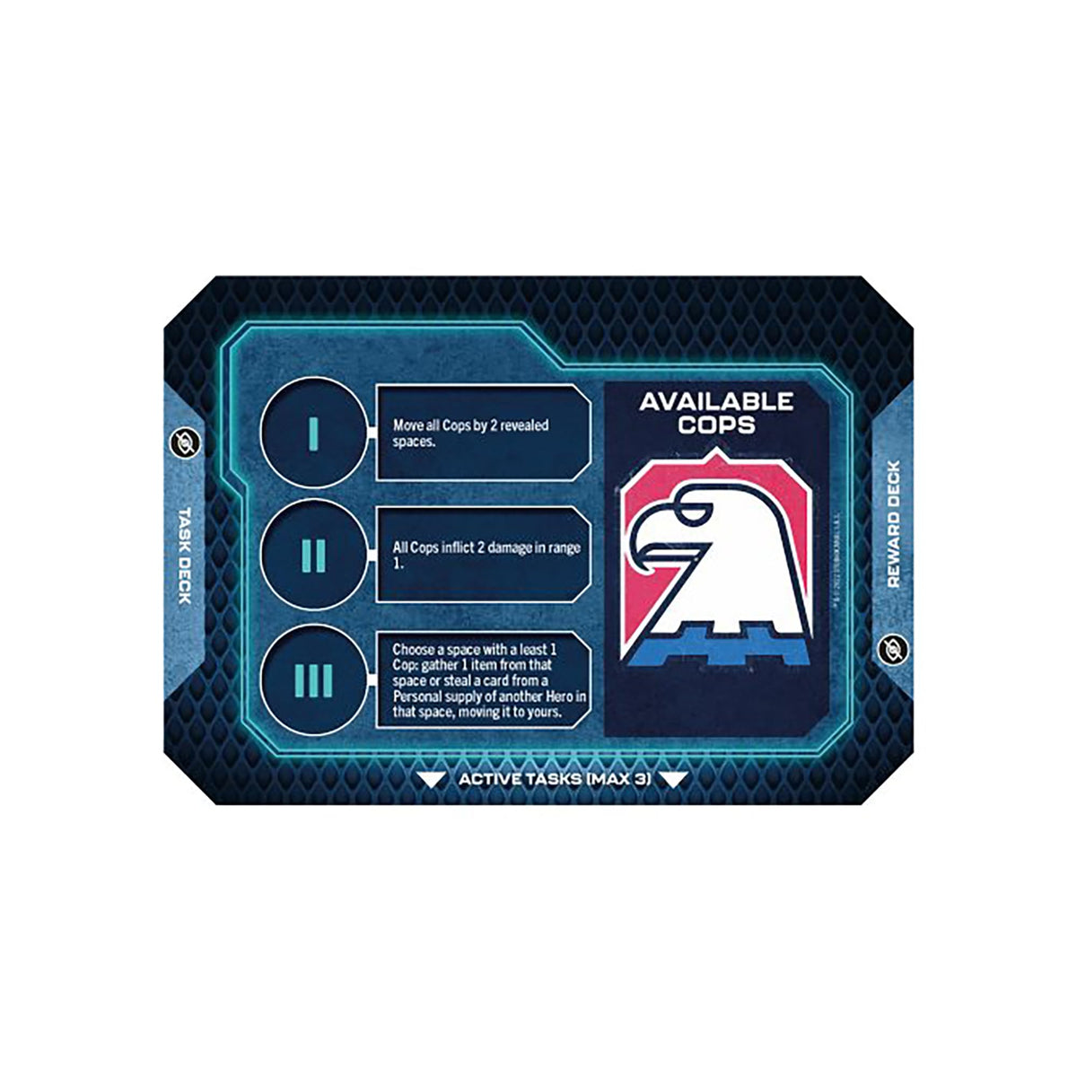Pendragon Studios: Escape from New York: US Police Forces - Expansion - Hero Strategy Board Game Baed On The Movie, Ages 14+, 1-5 Players, 60 min 6