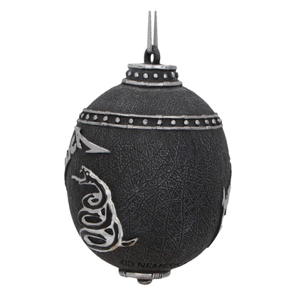 Metallica Black Album Hanging Decorative Ornament 10cm Licensed Christmas Bauble 4