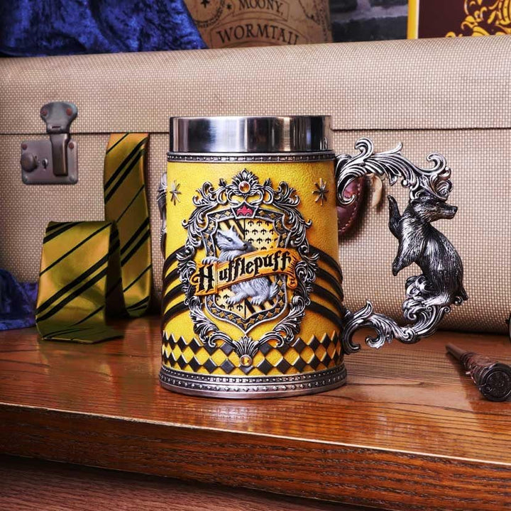 Harry Potter Hufflepuff Hogwarts House Collectible Tankard 15.5cm