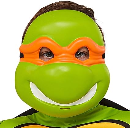 Michelangelo 1/2 Mask for Kids Nickelodeon Teenage Mutant Ninja Turtles 1