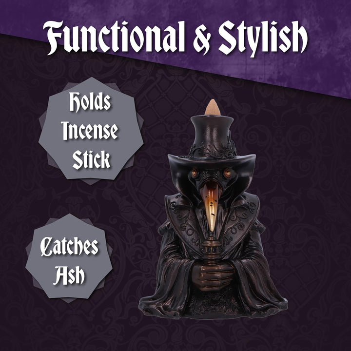 Miasma Backflow Incense Burner 18cm