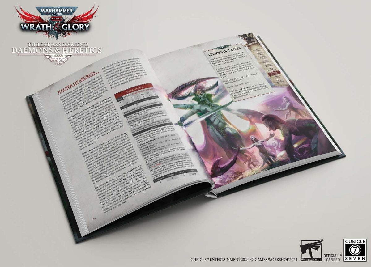 Threat Assessment: Daemons & Heretics - Wrath & Glory: Warhammer 40,000 Roleplay 4