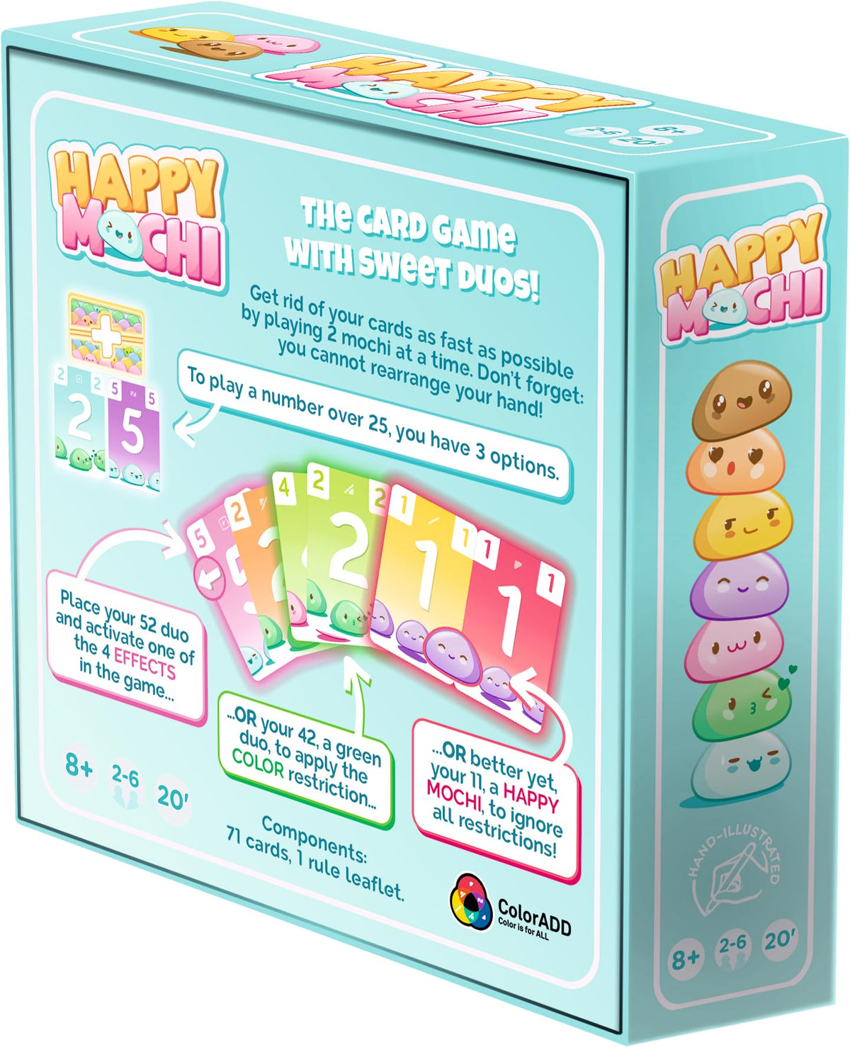Happy Mochi Clutch Box Board Game by Zygomatic 3