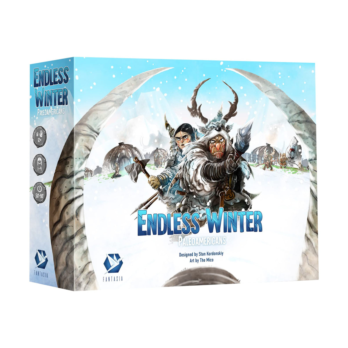 Endless Winter Paleoamericans Board Game | Prehistoric Territory Building Strategy Game for Adults and Kids | Ages 12+ | 1-4 Players | Average Playtime 60-90 Minutes | Made by Fantasia Games 1