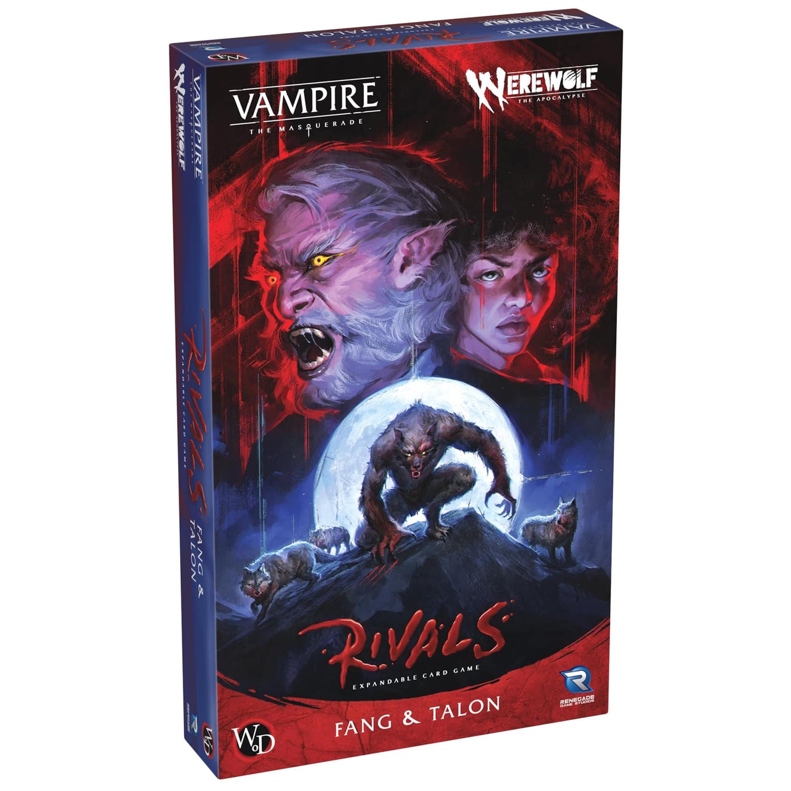 Vampire The Masquerade Rivals Expandable Card Game Werewolf Fang and Talon Board Game by Renegade Studio 1