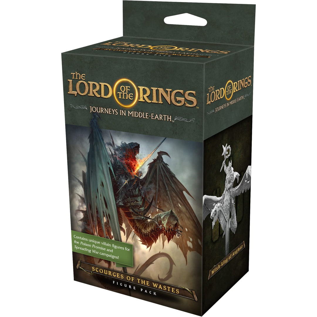 The Lord of the Rings Journeys in Middle-earth Scourges of the Waste FIGURE PACK - Adventure Board Game for Kids and Adults, Ages 14+, 1-5 Players, 60+ Minute Playtime, Made by Fantasy Flight Games