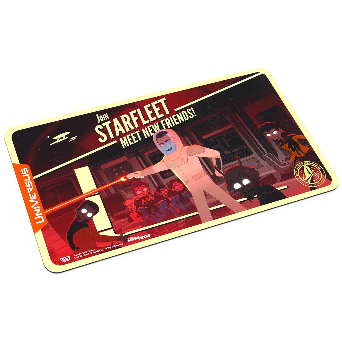 UniVersus: Star Trek: Lower Decks - Sam Rutherford Playmat - 24 x 14 Neoprene Mat, Tabletop Card Game Accessory, UVS Games, Officially Licensed 5