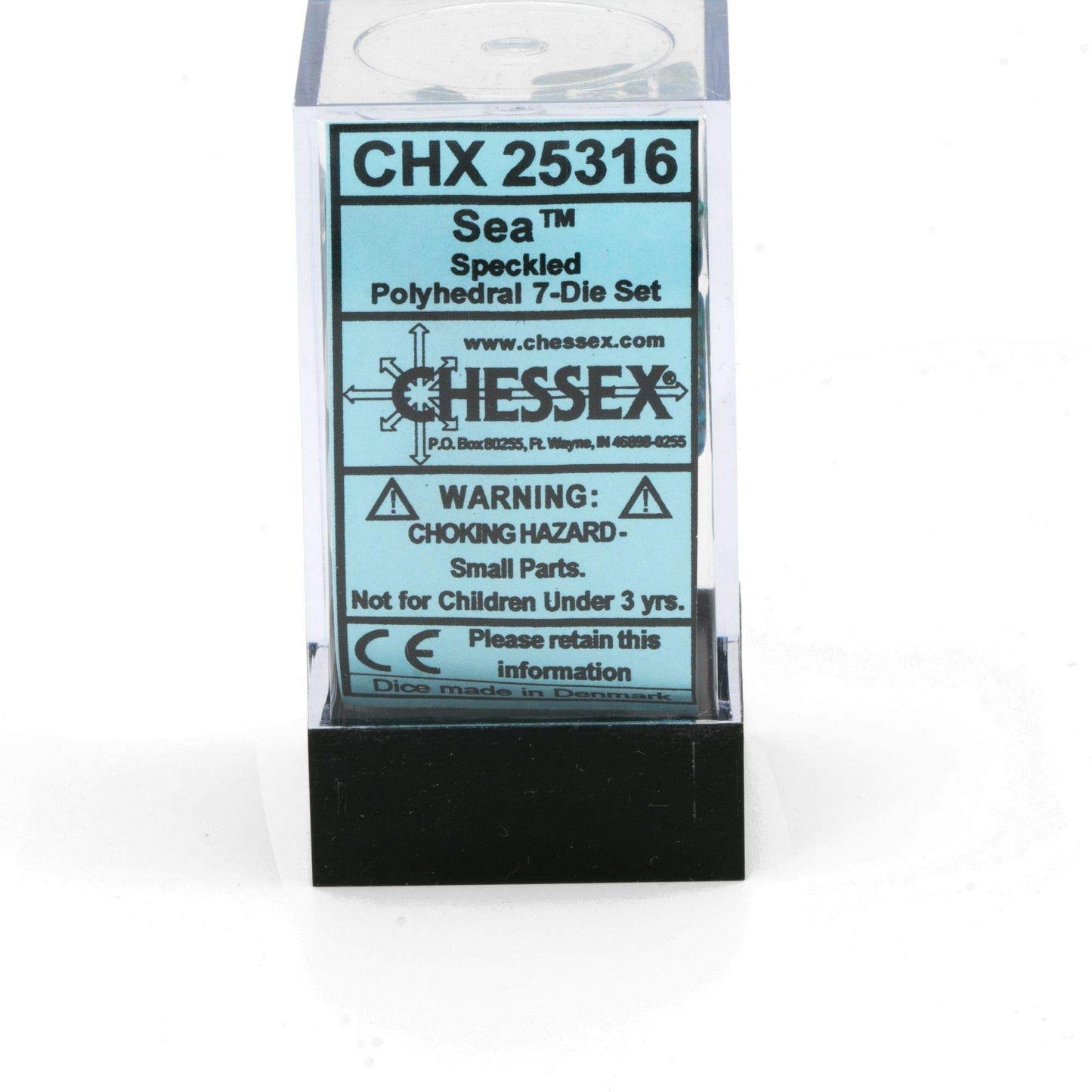 Chessex CHX25316 Dice-Speckled Sea Set 5