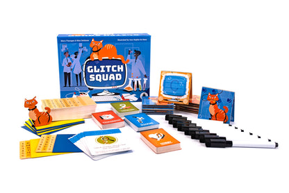 Glitch Squad, Collaborative Logic Puzzle Game, Ages 8+, 3 to 8 Players, Resonym Games 3