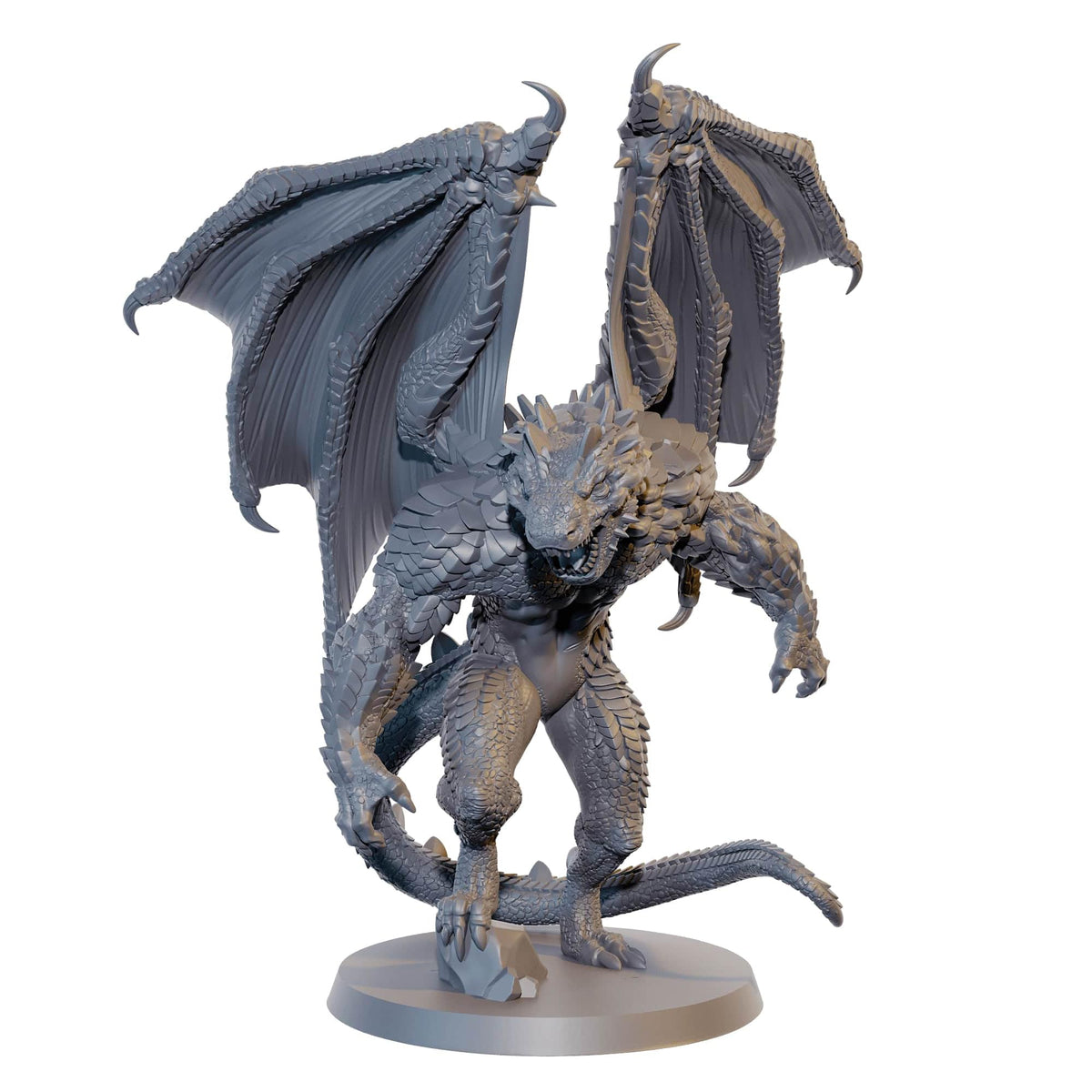 Mighty Boards: Fateforge Chronicles of Kaan: Boss Miniatures Set - 4 Unpainted Figures, Board Game Upgrade, Expansion Accessories, Co-Op Adventure 4