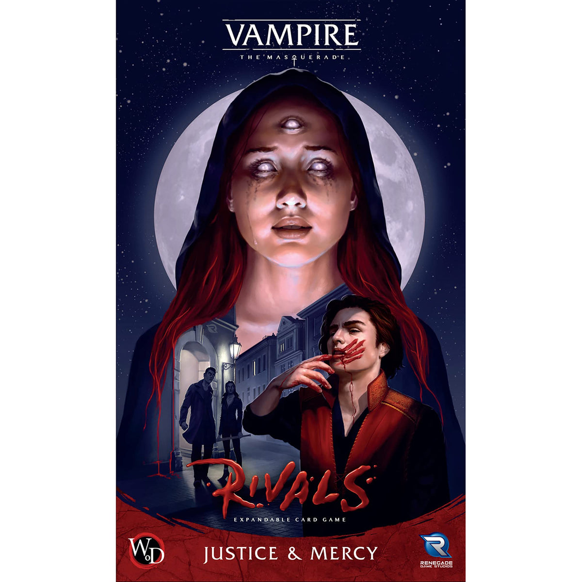 Renegade Game Studios Vampire: The Masquerade Rivals Expandable -Card Game: Justice & Mercy - Clan Card Game, Ages 14+, 2-4 Players, 30-70 Min 3