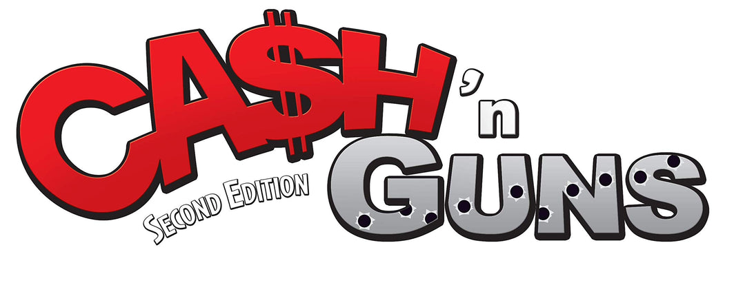 Cash 'N Guns Second Edition Party,Money Heist Strategy Board Game | Bluffing Gangster Game for Adults and Kids | Ages 10+| 4-8 Players | Average Playtime 30 Minutes | Made by Repos Production