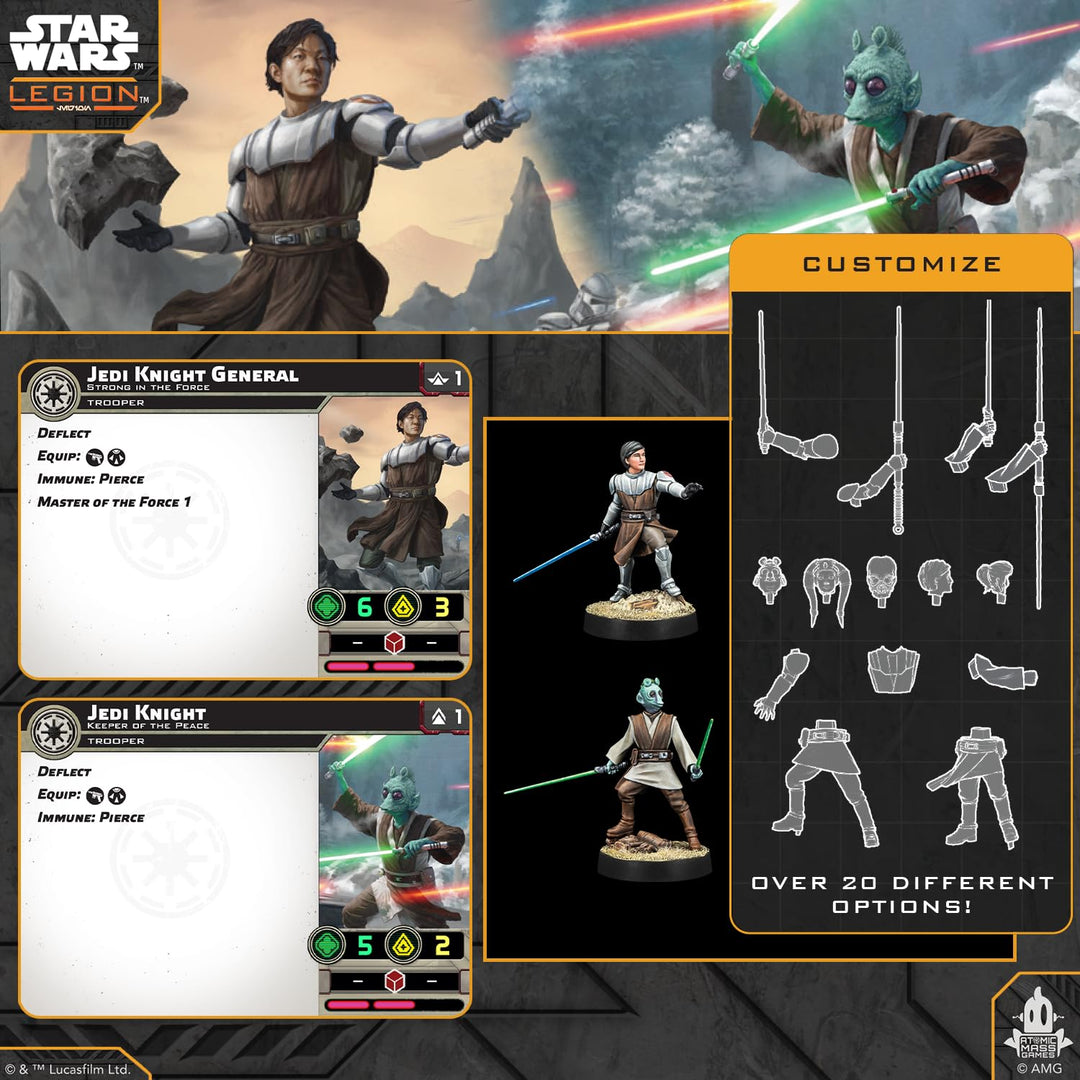 Star Wars: Legion - Customisable Jedi & Knight