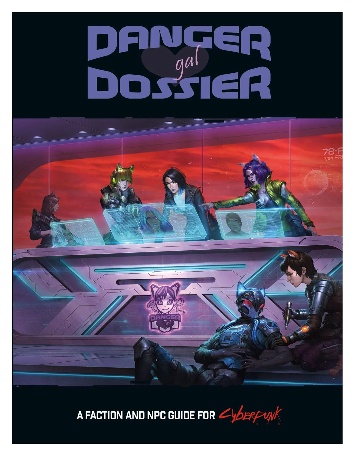 Cyberpunk Red RPG Danger Gal Dossier Roleplaying Game 1