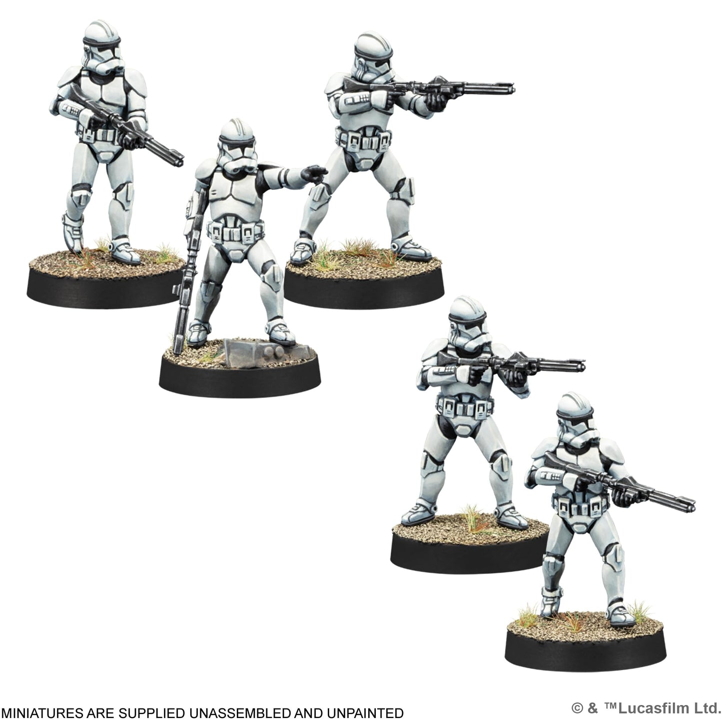 Star Wars Legion Clone Trooper Marksmen Board Game by Atomic Mass 2