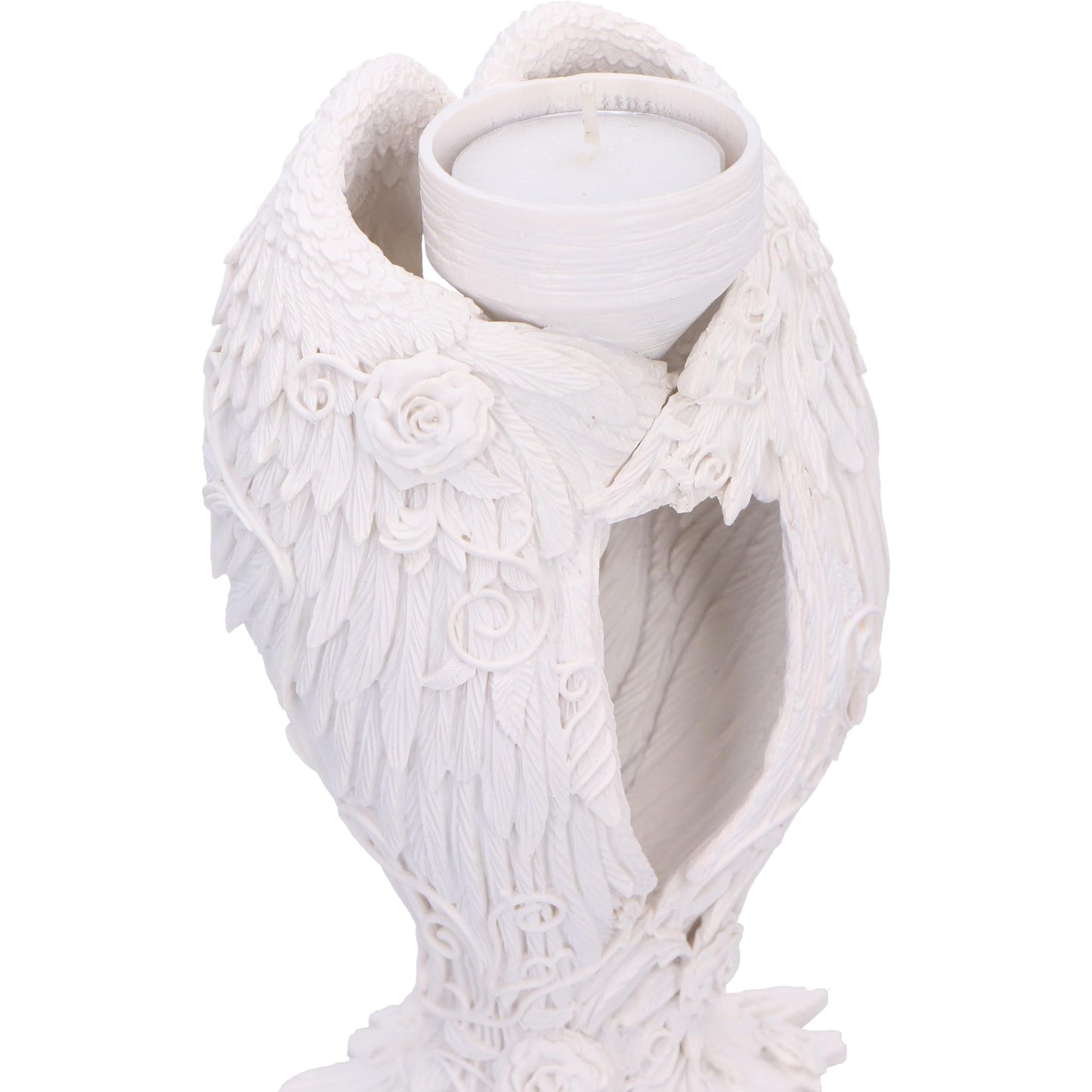 Floral Angel Wings Tea Light Candle Holder 17cm 3