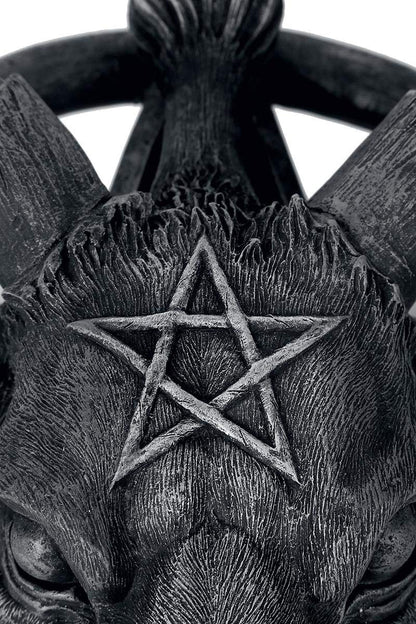 Baphomet Head Goat God Deity Pentagram Wall Plaque 40cm 3