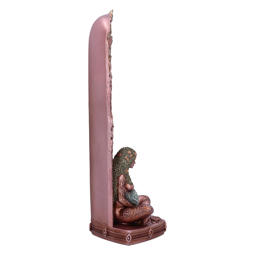 Ethereal Mother Earth Gaia Art Statue Incense Burner 24cm